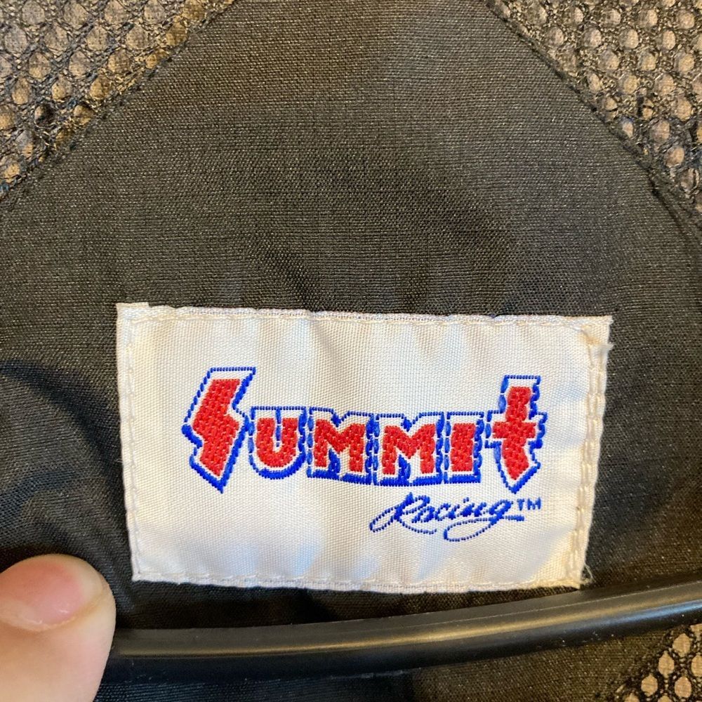 VTG Summit Racing 35th Anniversary Jacket Mens Black Hooded Windbreaker Size XXL - Picture 3 of 9